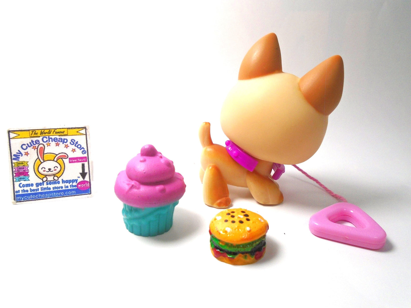 Littlest Pet Shop German Shepard #212 with accessories