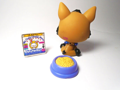 Littlest Pet Shop German Shepard #3562 with accessories